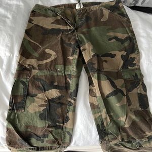 Camo cargo pants